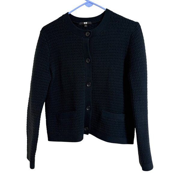 NWOT Uniqlo Knitted Short Cardigan - Picture 2 of 6